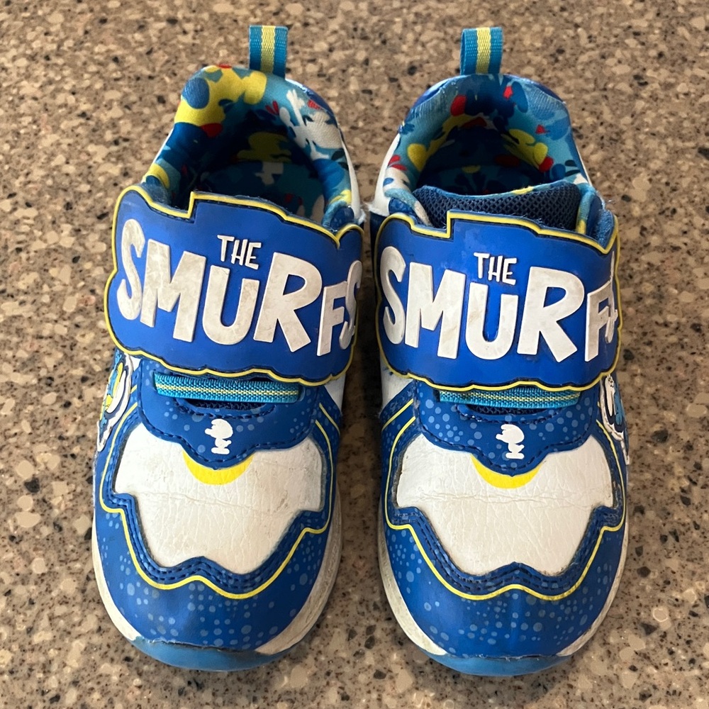 Smurfs Kids Sneakers - Blue and White